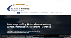 Desktop Screenshot of matthiasrommel.de