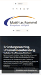 Mobile Screenshot of matthiasrommel.de